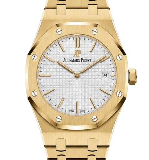 Audemars Piguet Royal Oak Yellow Gold Silver Dial
