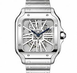 Cartier Santos Skeleton ADLC / Santos de Cartier Skeleton Watch