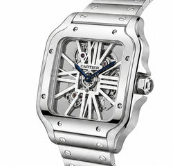 Cartier Santos Skeleton ADLC / Santos de Cartier Skeleton Watch