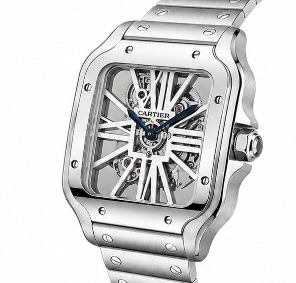 Cartier Santos Skeleton ADLC / Santos de Cartier Skeleton Watch