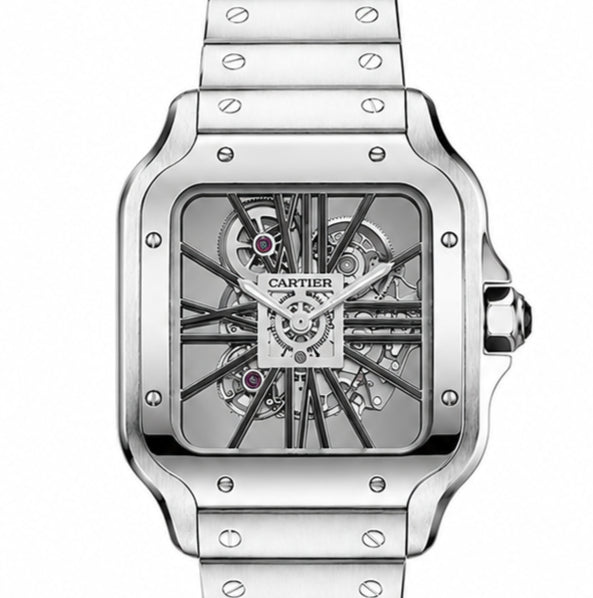 Cartier Santos de Cartier Skeleton ADLC Black Edition
