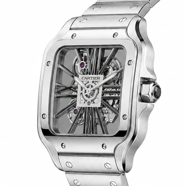 Cartier Santos de Cartier Skeleton ADLC Black Edition